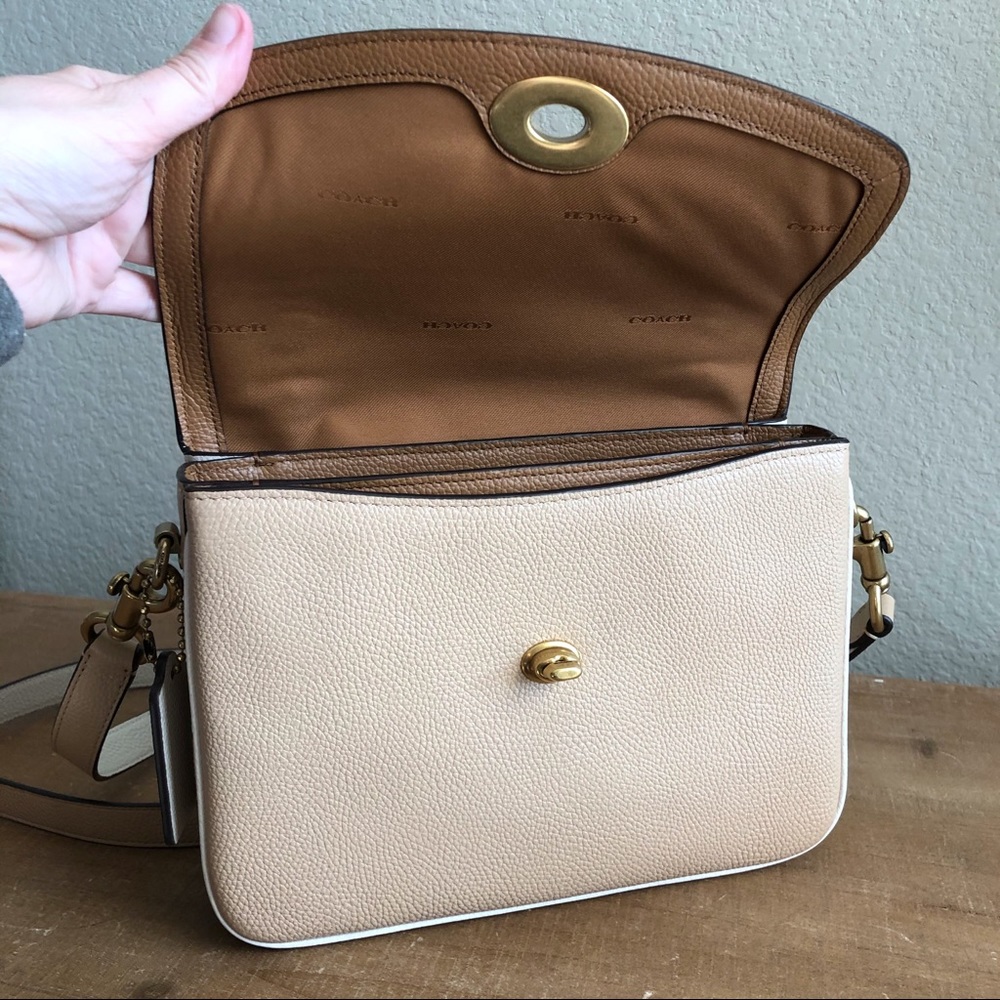 NWOT Coach Cassie Colorblock Snakeskin Crossbody - Picture 8 of 16